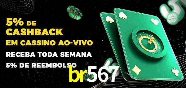 Promoções do cassino ao Vivo br567